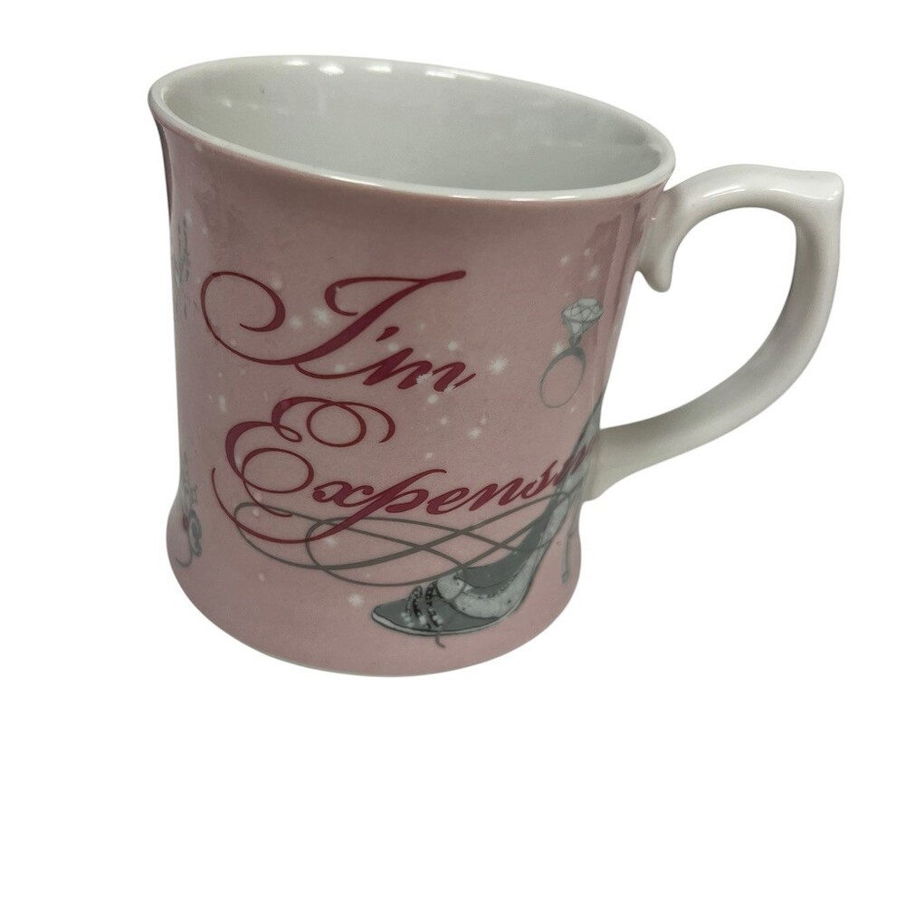 Rtable Tim & Capens Coffee Tea Mug Pink High Heel Jewelry Design Cup